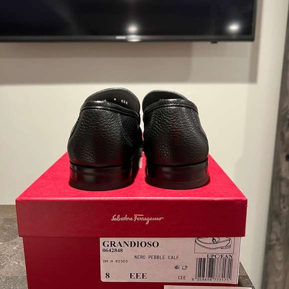 Salvatore Ferragamo Grandioso Bit Loafer Nero Leather Shoes Loafers main image 7